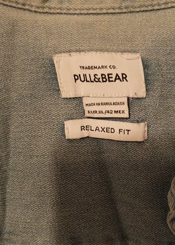 xl Beden gri Renk Gri Kadın Denim Gömlek, Düğmeli, Uzun Kollu
