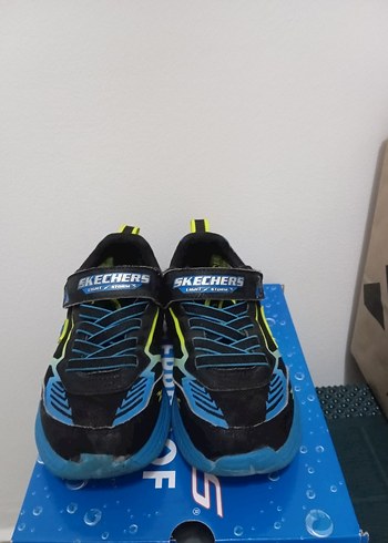 29 Beden mavi Renk Skechers Erkek Çocuk Mavi Spor Ayakkabı