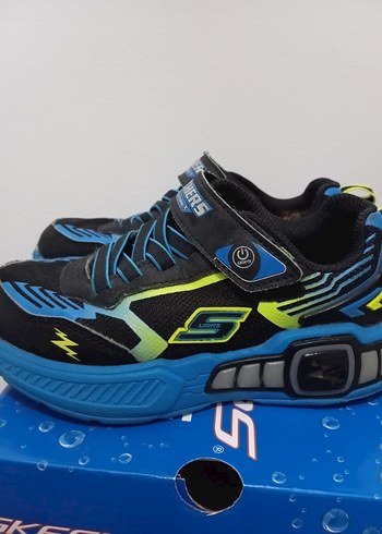 29 Beden Skechers Erkek Çocuk Mavi Spor Ayakkabı