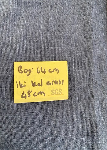 Mavi Erkek Keten Gömlek, Uzun Kollu, Düğmeli - Görsel 4