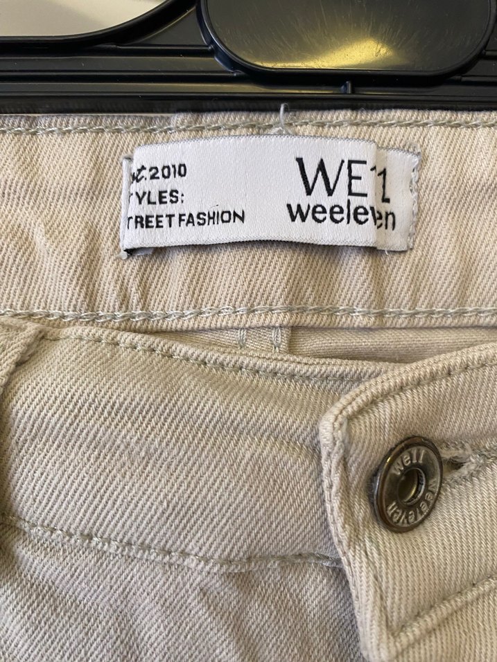 Bej Erkek Keten Rahat Kesim Pantolon - Görsel 2