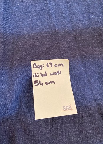 Gri Uzun Kollu Denim Erkek Gömlek - Görsel 6