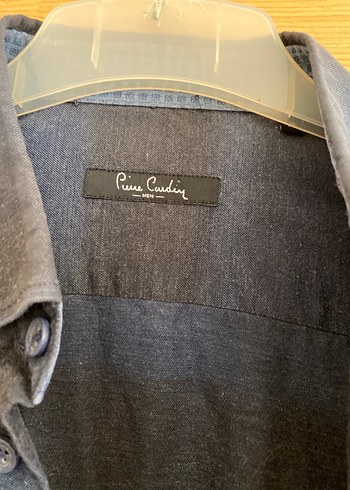 Gri Uzun Kollu Denim Erkek Gömlek - Görsel 2