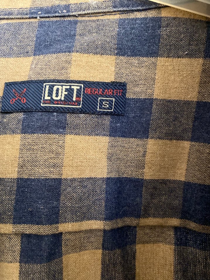 Lacivert Keten Erkek Uzun Kollu Gömlek - Görsel 2