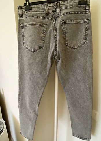 Gri Regular Fit Erkek Kot Pantolon - Görsel 3