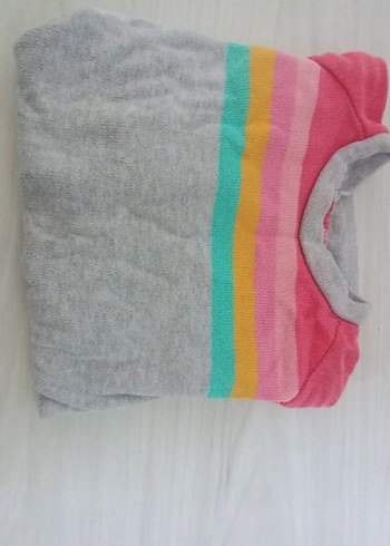 Civil Kız Çocuk Gri Uzun Kollu Sweatshirt
