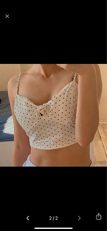 Zara Lcw puantiyeli crop