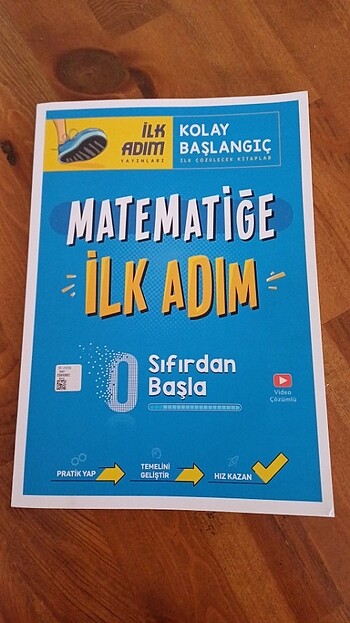 Sıfır matematiğe 0 dan başlama kitabı YouTube videolu