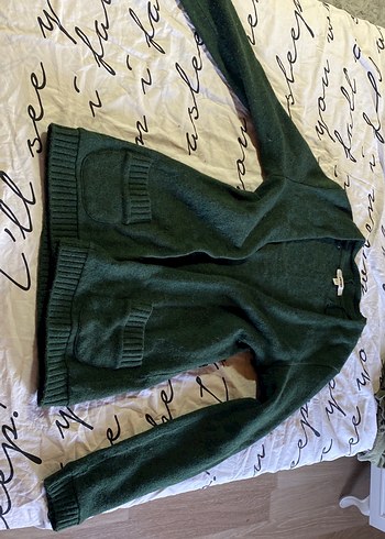 Bohem Tarzı Uzun Kollu Örgü Hırka - Görsel 2