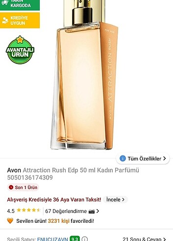 ATTRACTlON RUSH bayan