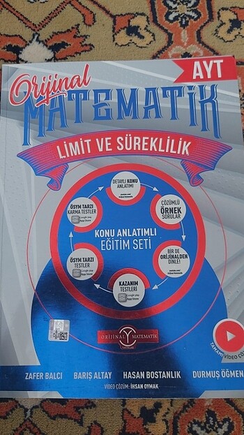 Orijinal yayınları limit süreklilik konu anlatımlı test kitabı 