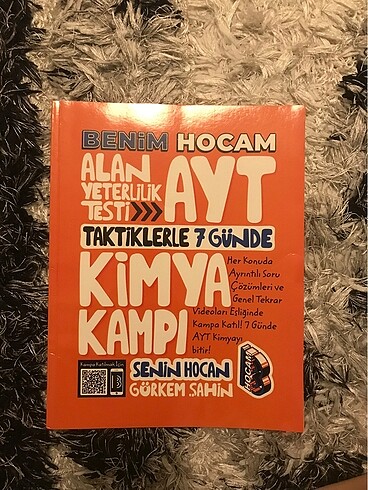 BENİM HOCAM YAYINLARI AYT TAKTİKLERLE 7 GÜNDE KİMYA KAMPI