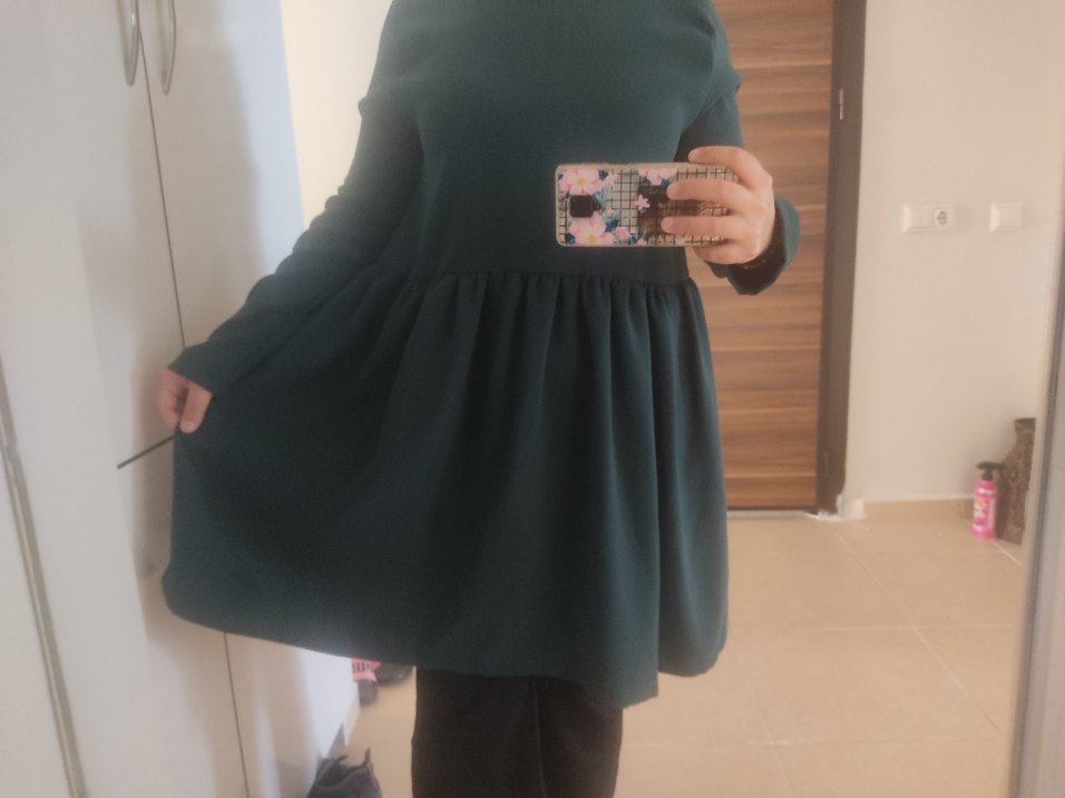 Mavi limon marka tesettür tunik - Görsel 3