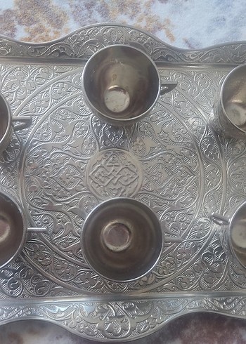ağır metal fincan seti (zemzem takımı) - Görsel 6