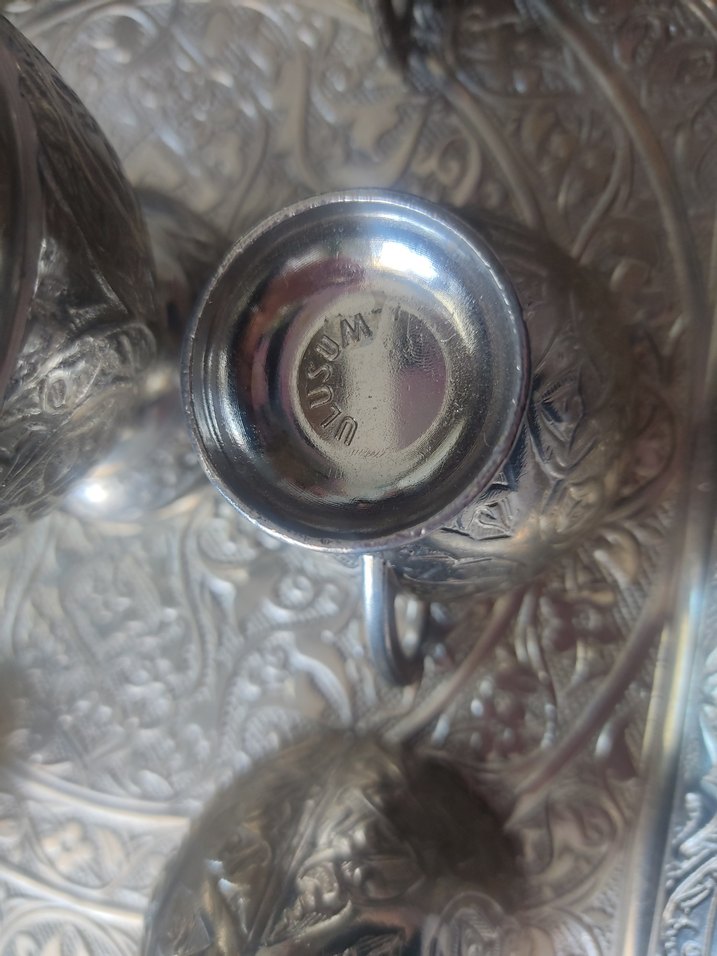 ağır metal fincan seti (zemzem takımı) - Görsel 4