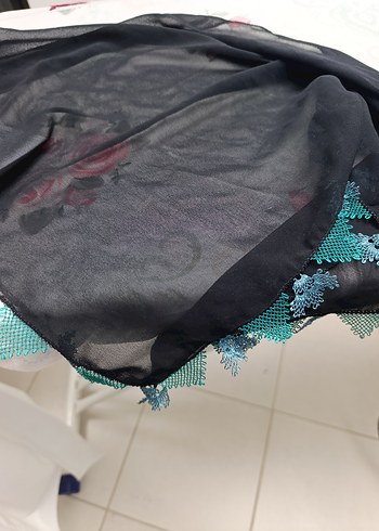 el emeği iğne oyası şal - Görsel 2