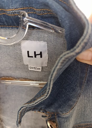 Düğmeli Mavi Kadın Denim Ceket - Görsel 3