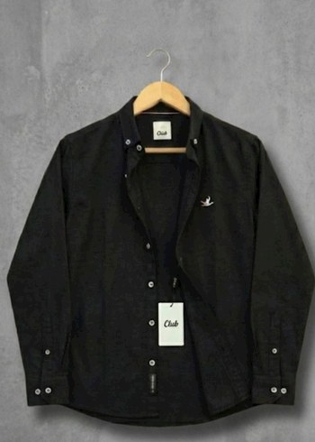 Siyah  Uzun Kollu Erkek Gömlek - Görsel 3