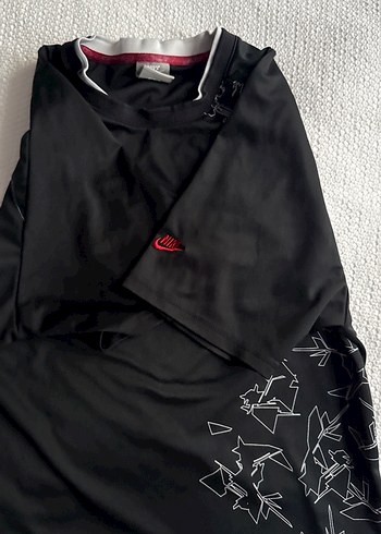 Nıke Siyah Baskılı Kısa Kollu tişört - Görsel 4