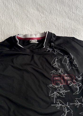 Nıke Siyah Baskılı Kısa Kollu tişört - Görsel 2