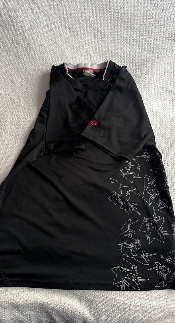 Nıke Siyah Baskılı Kısa Kollu tişört - Görsel 5