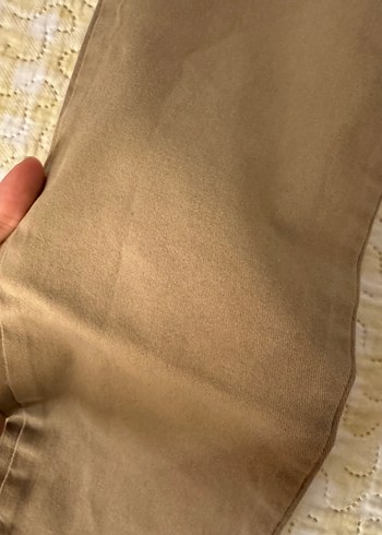 9 Yaş Beden kahverengi Renk Erkek Çocuk Kahverengi Kemerli Regular Fit Pantolon