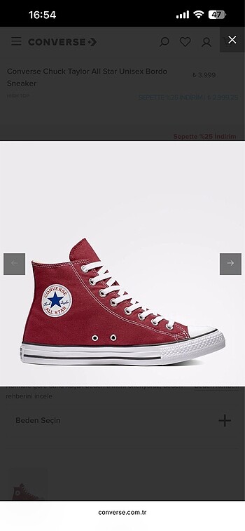 Orjinal Converse