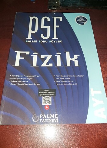 YKS - AYT FİZİK Palme Yayınevi (palme soru föyleri)