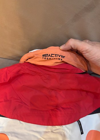 Erkek Kırmızı Fermuarlı Kayak montu - Görsel 16