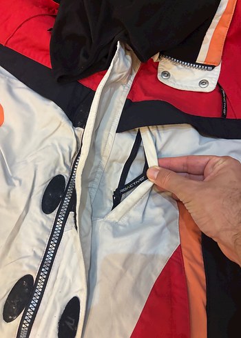 Erkek Kırmızı Fermuarlı Kayak montu - Görsel 11