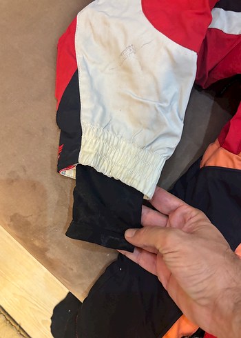 Erkek Kırmızı Fermuarlı Kayak montu - Görsel 17