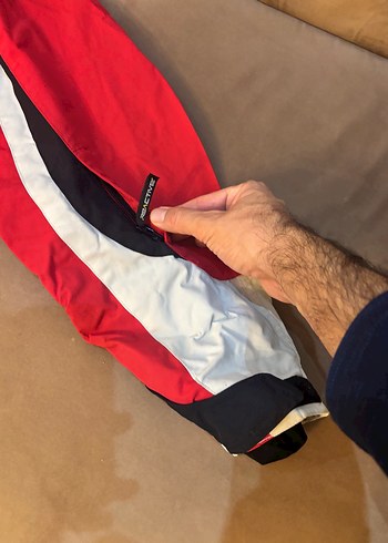 Erkek Kırmızı Fermuarlı Kayak montu - Görsel 4