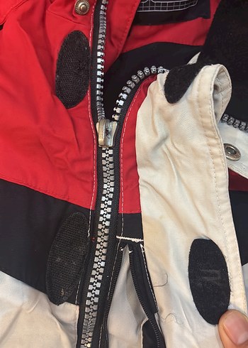 Erkek Kırmızı Fermuarlı Kayak montu - Görsel 3