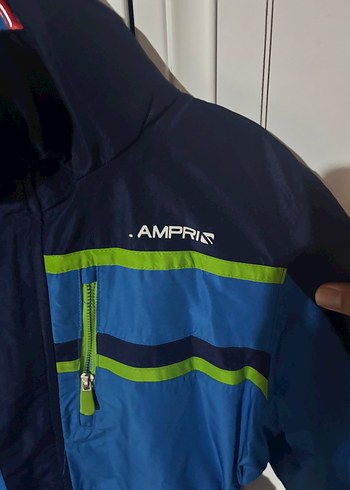 Erkek çocukMavi Kapüşonlu Kayak Tulumu - Görsel 10