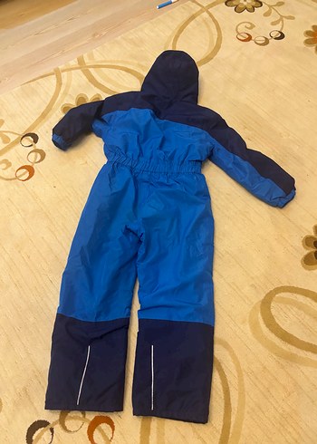 Erkek çocukMavi Kapüşonlu Kayak Tulumu - Görsel 2