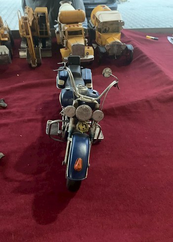 Diğer Mavi Renkli Motosiklet Figürin