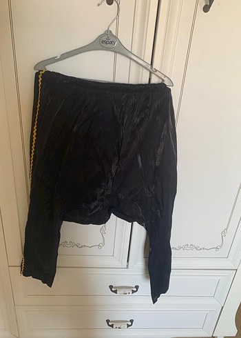 Diğer Siyah Salaş Midi Kadın Pantolon