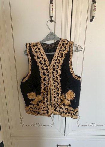 Dantel İşlemeli Vintage Kadın Yelek