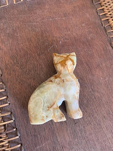 Oniks doğal taş kedi