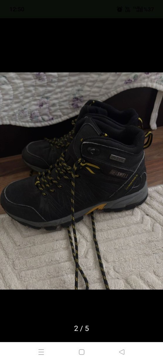 Sarı Detaylı Erkek Outdoor Bot - Görsel 2