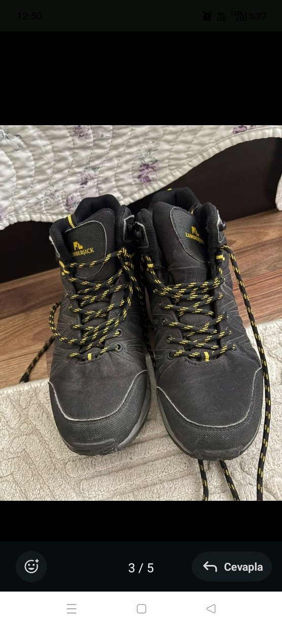 Sarı Detaylı Erkek Outdoor Bot - Görsel 3