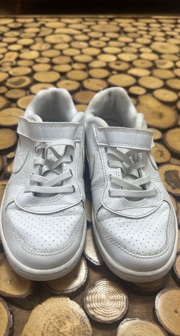 Beyaz Erkek Çocuk Spor Ayakkabı Velcro - Görsel 3