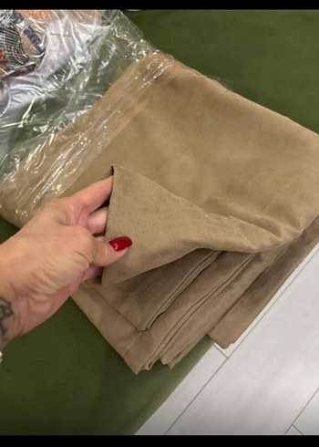 SIFIR  CİFT KANAT FON PERDE - Görsel 2