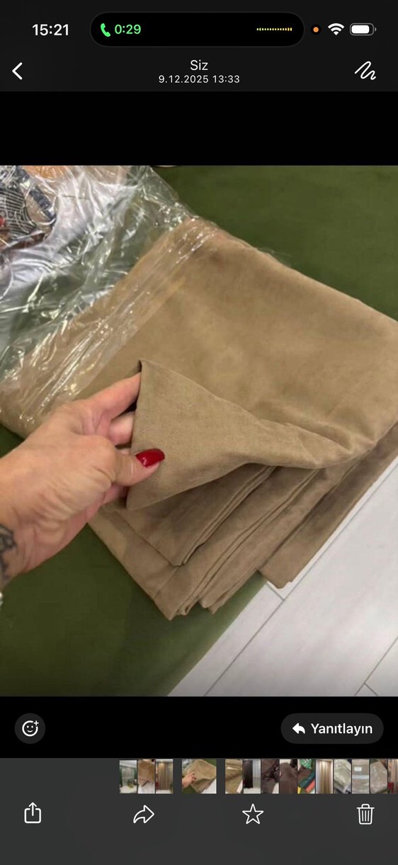 SIFIR  CİFT KANAT FON PERDE - Görsel 2