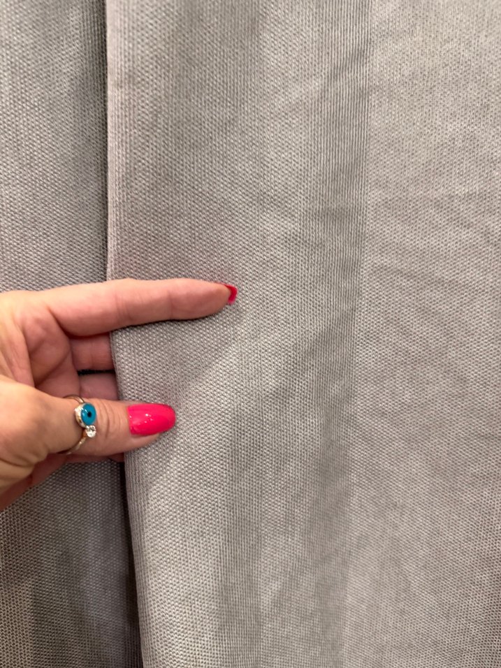 SIFIR ÇİFT KANAT YENİ SEZON GRİ FON PERDE - Görsel 4