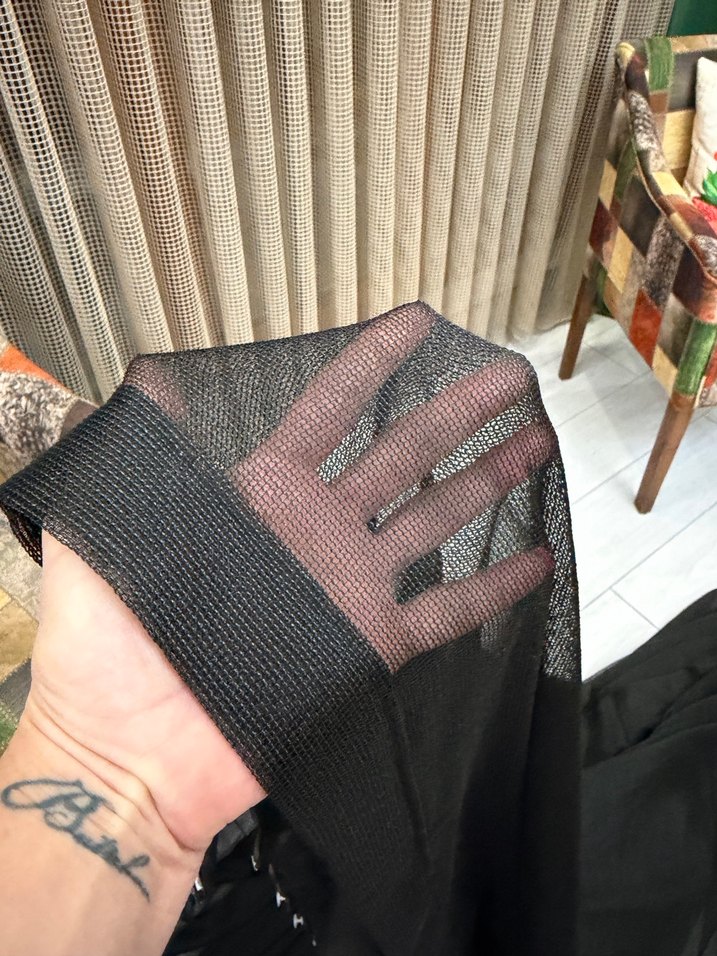 SIFIR YENİ SEZON SİYAH TÜL - Görsel 5