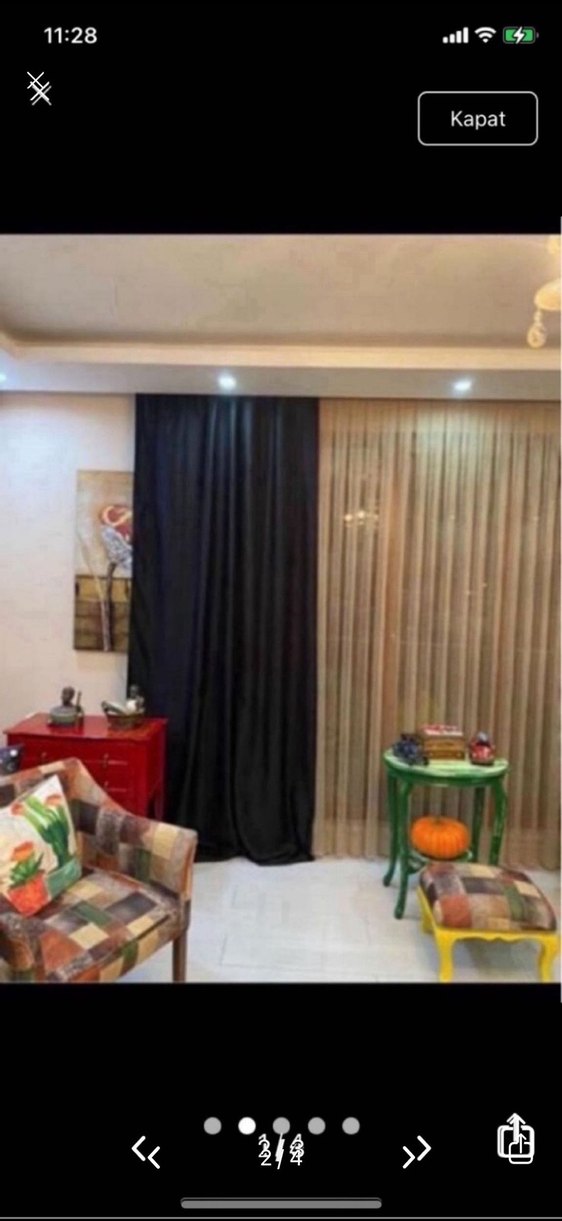 SIFIR ÇİFT KANAT SİYAH IŞIK GEÇİRMEZ FON PERDE - Görsel 3