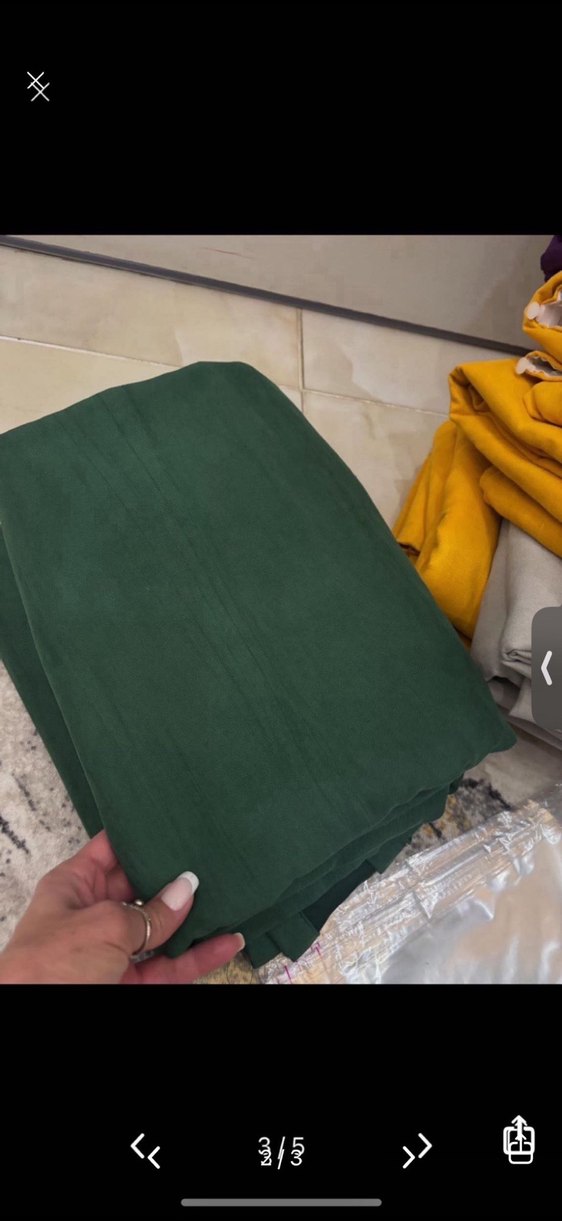 SIFIR ÇİFT KANAT YEŞİL ADA FON PERDE - Görsel 3