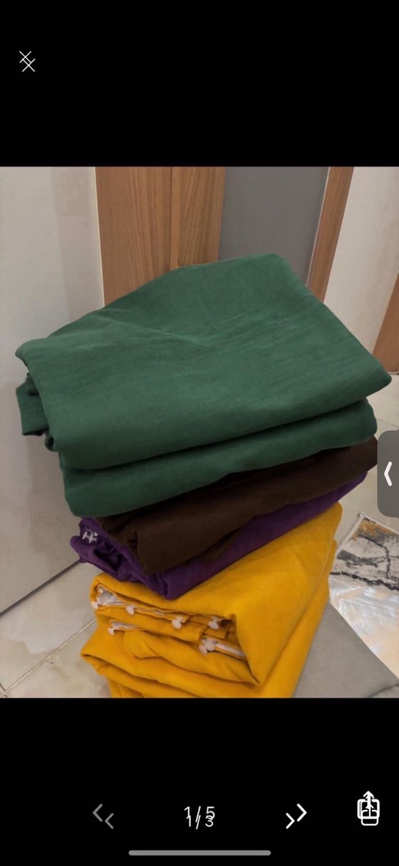 SIFIR ÇİFT KANAT YEŞİL ADA FON PERDE - Görsel 4