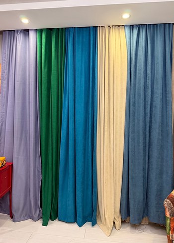 SIFIR ÇİFT KANAT YENİ SEZON ADA SOFT FON PERDE - Görsel 4